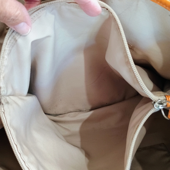 Coach Blue, Tag And Orange Signature Tote Bag With COA - Picture 11 of 12